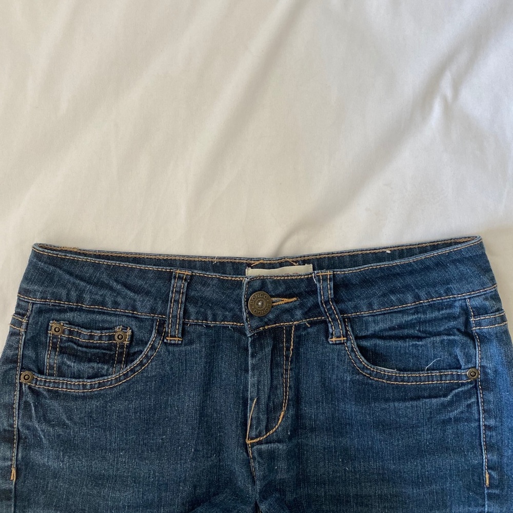 denim shorts